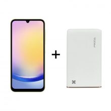 گوشی موبایل سامسونگ مدل Galaxy A25 5G ظرفیت 128 گیگابایت و رم 6 گیگابایت به همراه پاوربانک 10 هزار مدل RPP-657 ریمکس