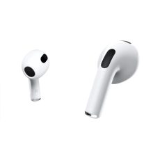 هدفون بلوتوثی اپل مدل AirPods 3 همراه با محفظه شارژ